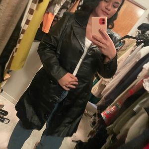 Vintage black lucky leather jacket